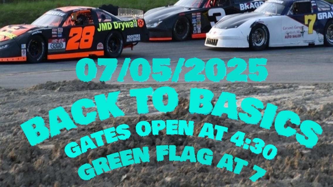 Saturday's Back to the Basics for 07/05/2025 and 7/12/2025