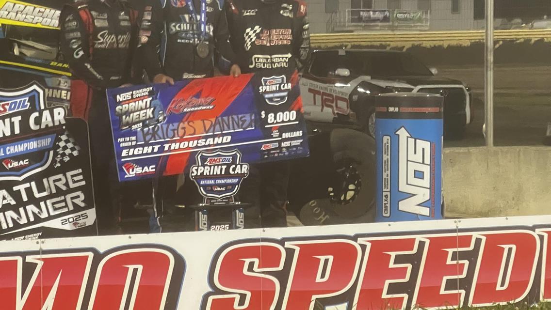 Moose Crossing! Stockon Sprints TO First USAC Win in 5 Years At Terre Haute