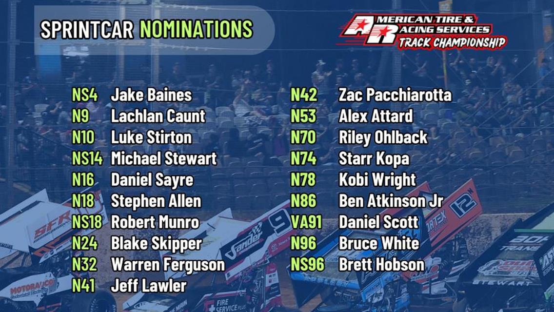 Nominations Are In for This Weekend’s Event!
