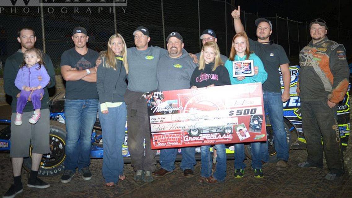 Roger Crockett Wins Night One Of Marvin Smith Memorial Grove Classic; Curtis Towns IMCA Modified Feature Winner