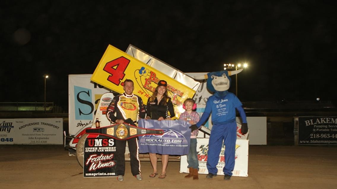 Lee Grosz Overcomes Early Mishap To Win At North Central Speedway