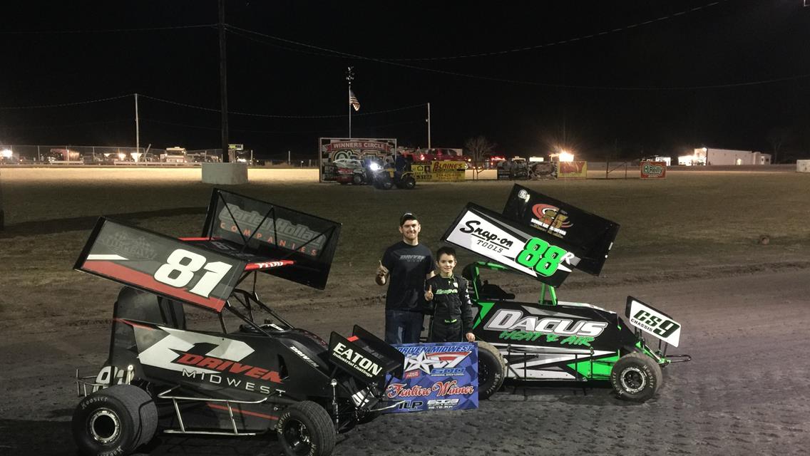 Flud Four for Four Following Saturday Sweep at Superbowl as Laplante Also Victorious During Driven Midwest USAC NOW600 National Event