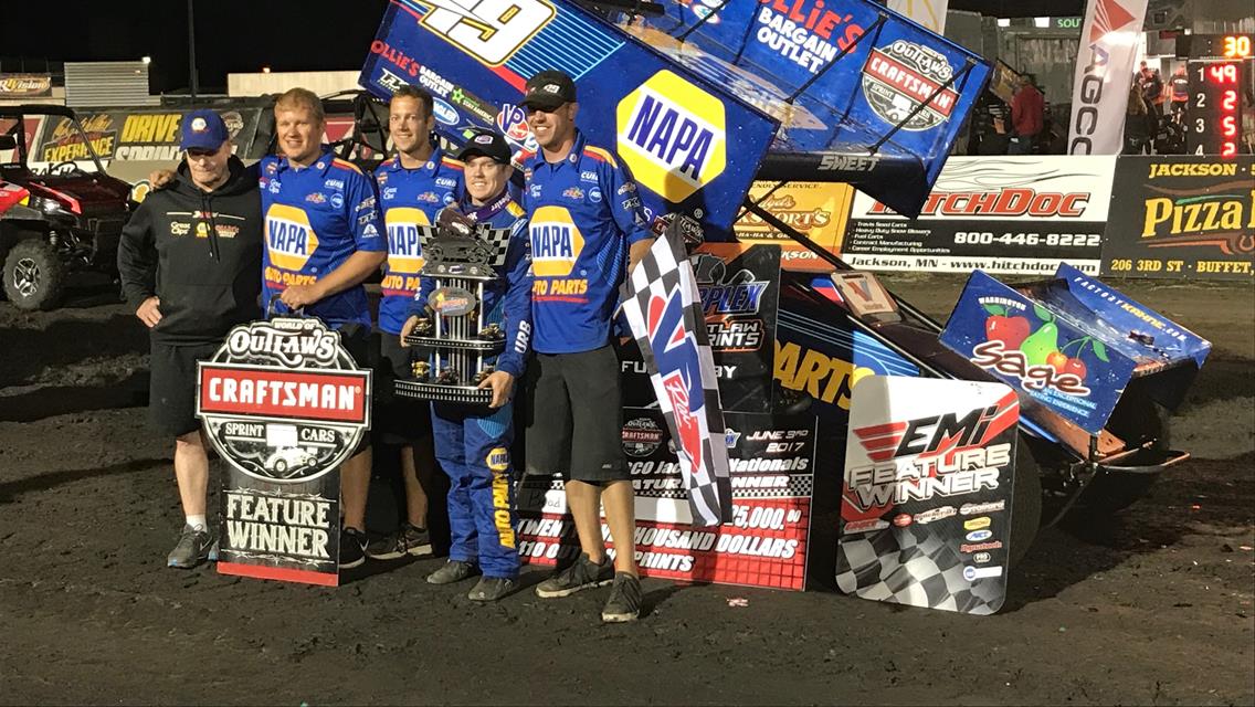 Sweet, Dover and Forbrook Crowned AGCO Jackson Nationals Champions