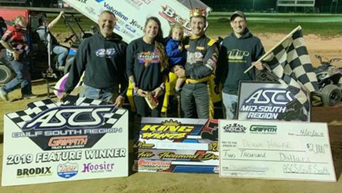 Hagar Captures First Win of the Season During King of the Wings Event at Jackson Motor Speedway