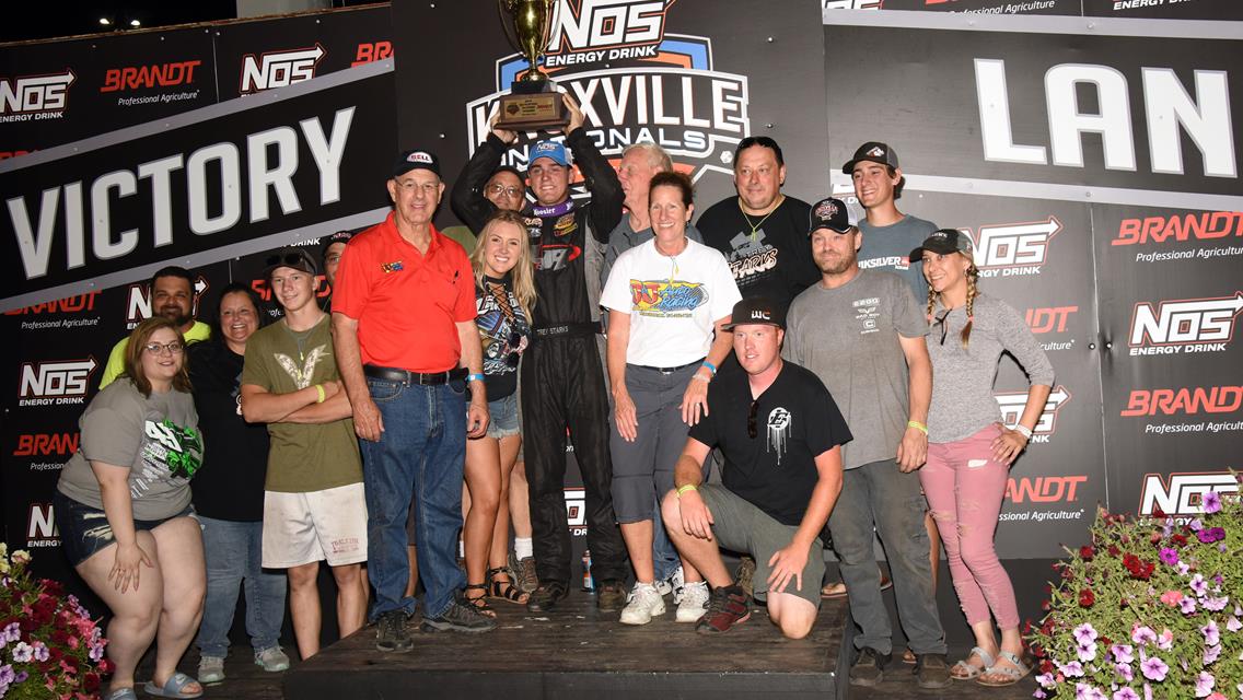 Starks Records First Career Win at Knoxville During Knoxville Nationals Preliminary Night