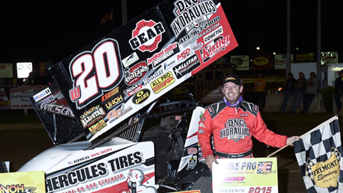 Greg Wilson Earns Second Speedweek Victory of 2015 at Fremont Speedway