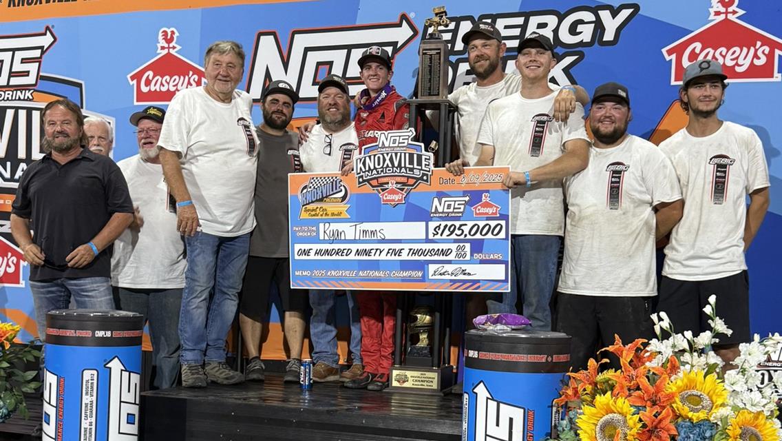 Knoxville Raceway (Knoxville, IA) – World of Outlaws NOS Energy Drink Sprint Car Series – Knoxville Nationals – August 6th-9th, 2025.