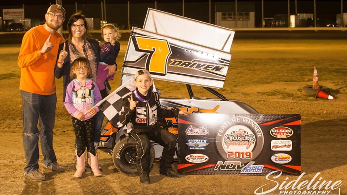 Holt, Rose, Gamester, Coons and Partridge Repeat and Ross Runs to Victory at Circus City Speedway