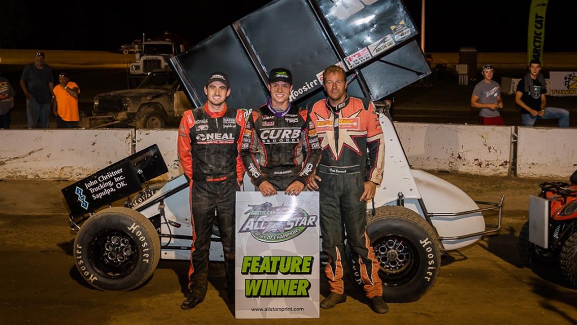 Spencer Bayston goes wire-to-wire for Ohio Sprint Speedweek presented by Cometic Gasket victory at Muskingum County Speedway