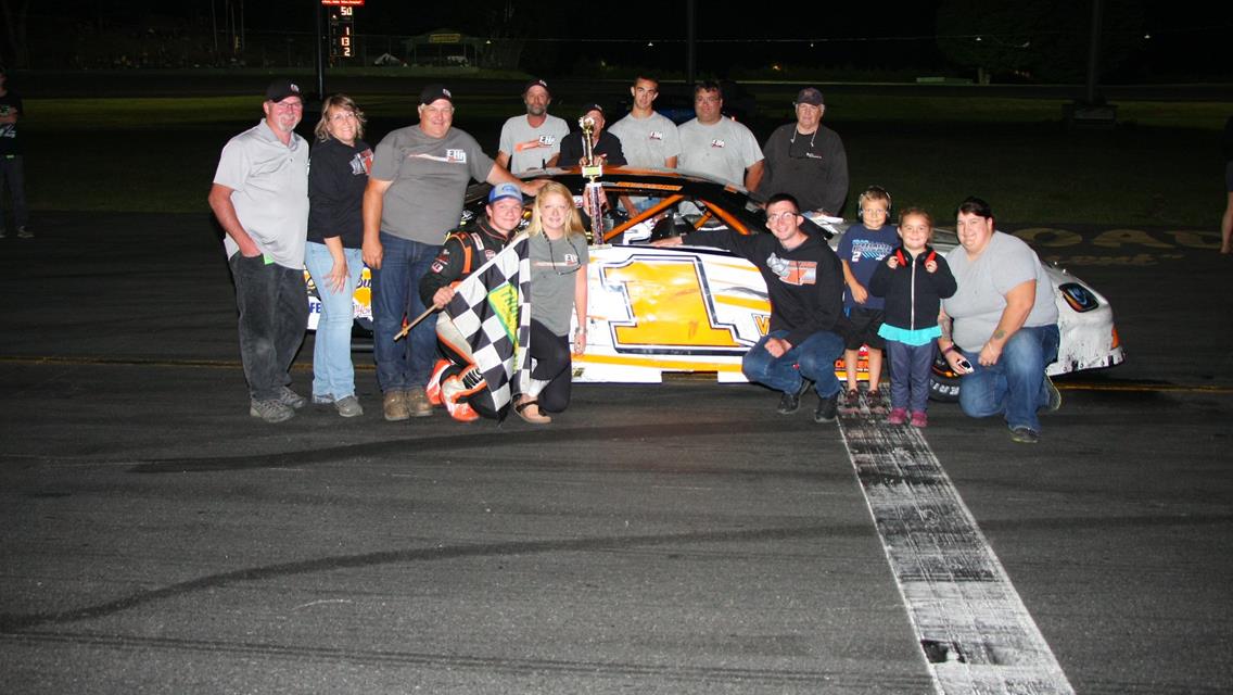 Hallstrom Dominates to Earn First Career Late Model Win at Home Track