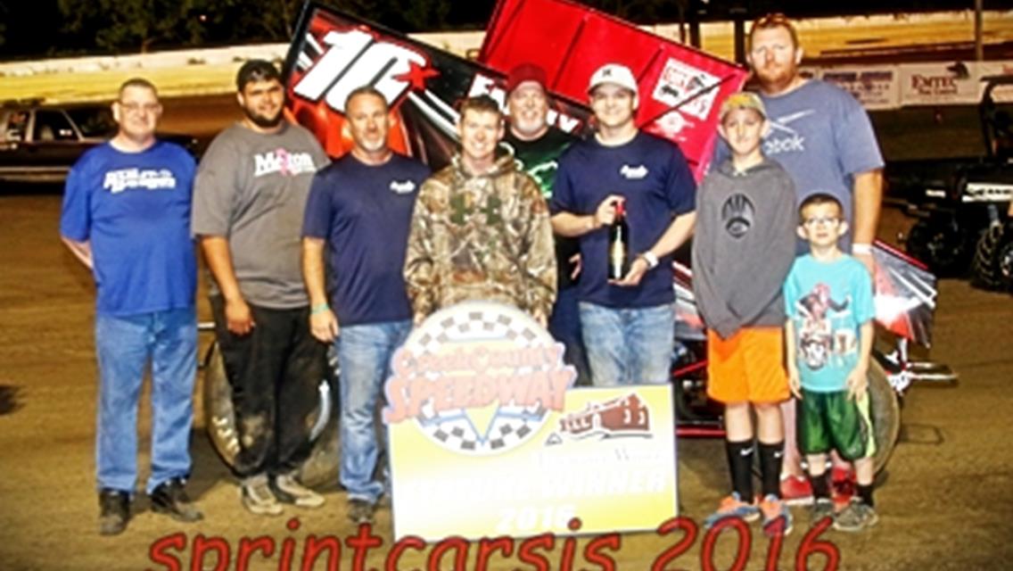 Roberts, Davis, McQuary, Wolfe and Traster Race to CCS Victory Lane on Saturday Night.