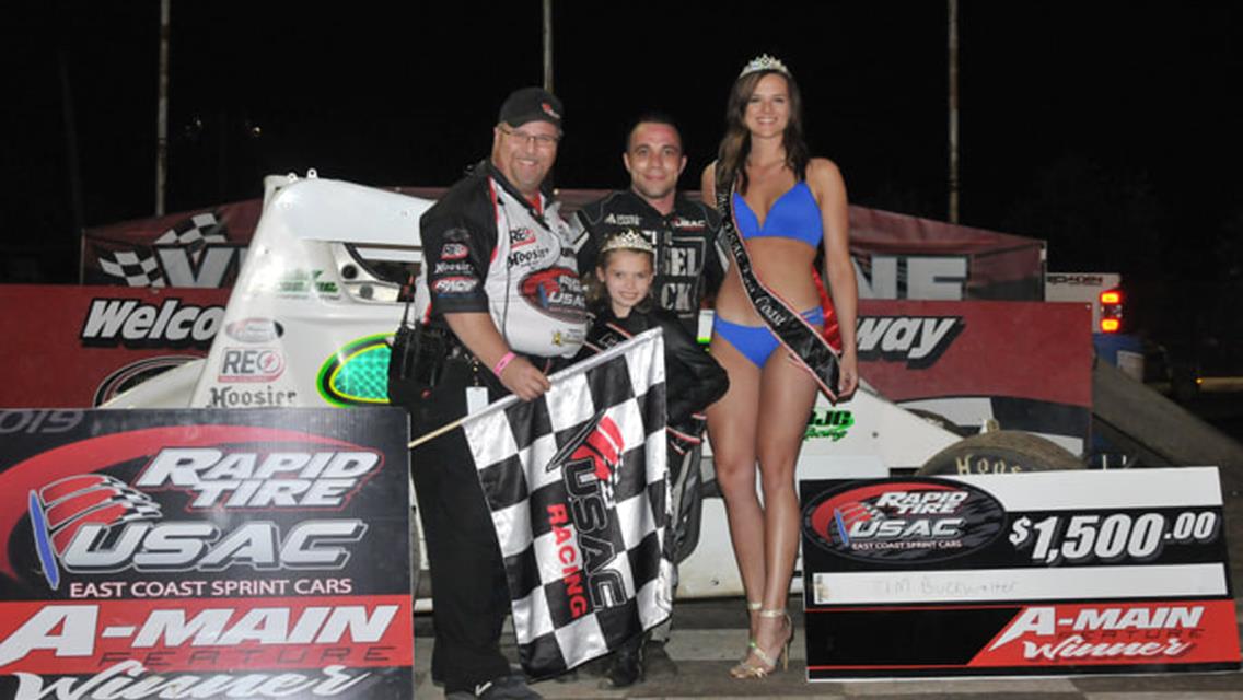 New Ride, No problem, As Buckwalter Collects Inaugural Grandview Win