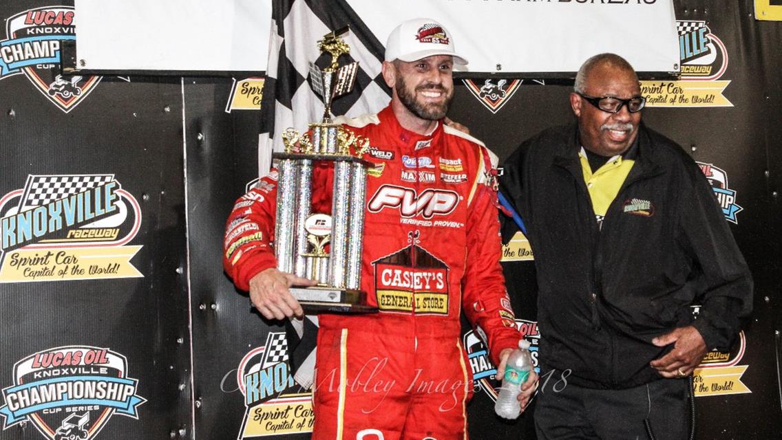 Brian Brown Earns Season-Best Seventh Win at Knoxville Raceway