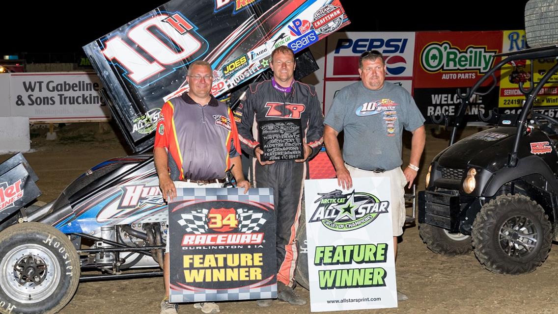 Chad Kemenah gets Arctic Cat All Star win number 33 at 34 Raceway