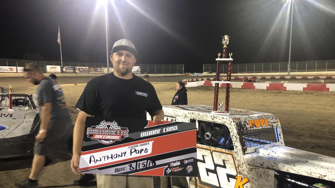 Pope Wins Night Four Of Dwarf Speedweek; Elkins Conquers Super Sports