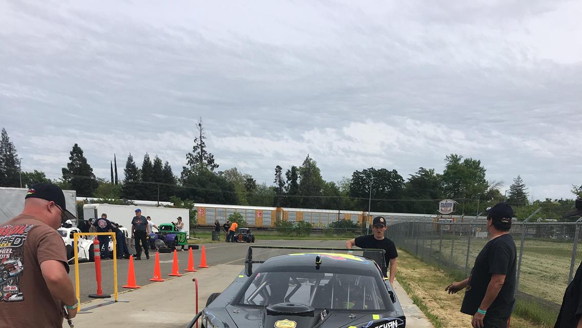 Jake makes Modified racing debut at All American Speedway in Roseville, CA