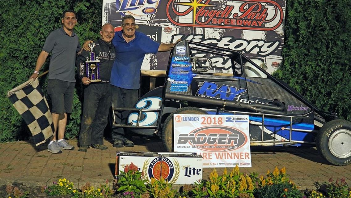 &quot;Baran &amp; Ray score Angell Park midget wins&quot;   “First twin-feature event at track since 1982”