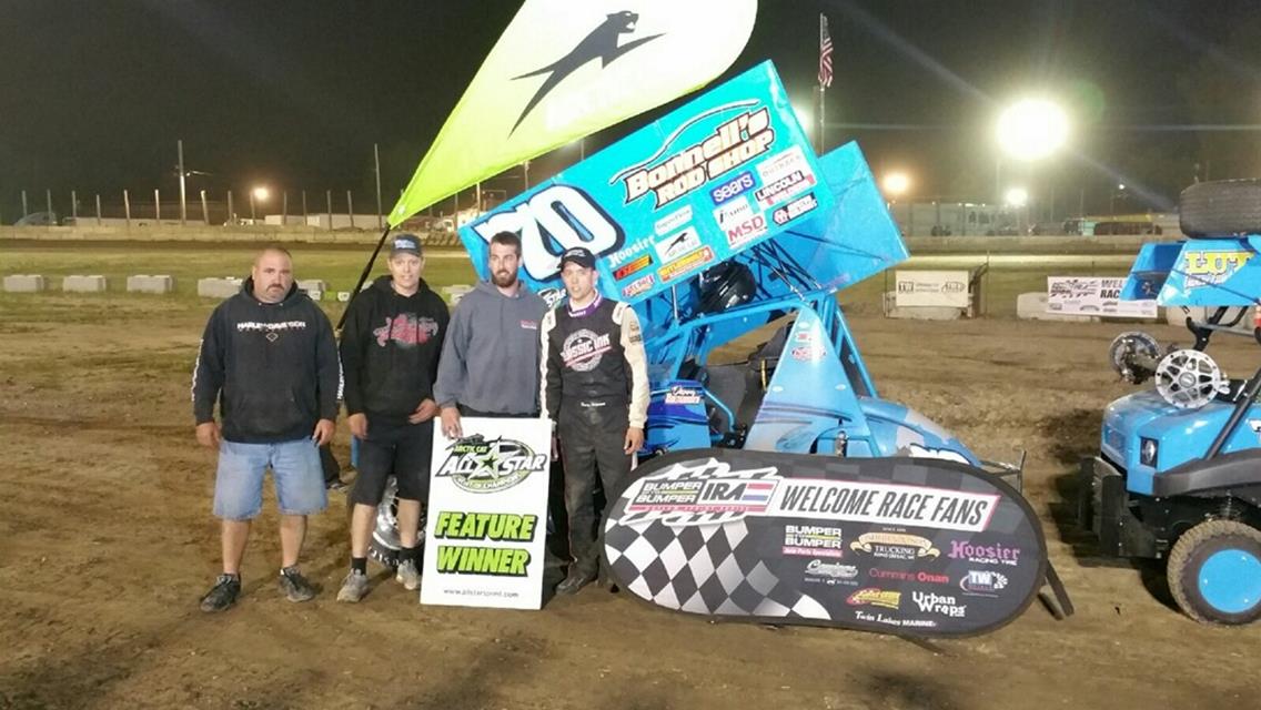 DANNY HOLTGRAVER TOPS ARCTIC CAT ALL STARS VS. BUMPER TO BUMPER IRA OUTLAW SPRINTS SHOWDOWN AT WILMOT!