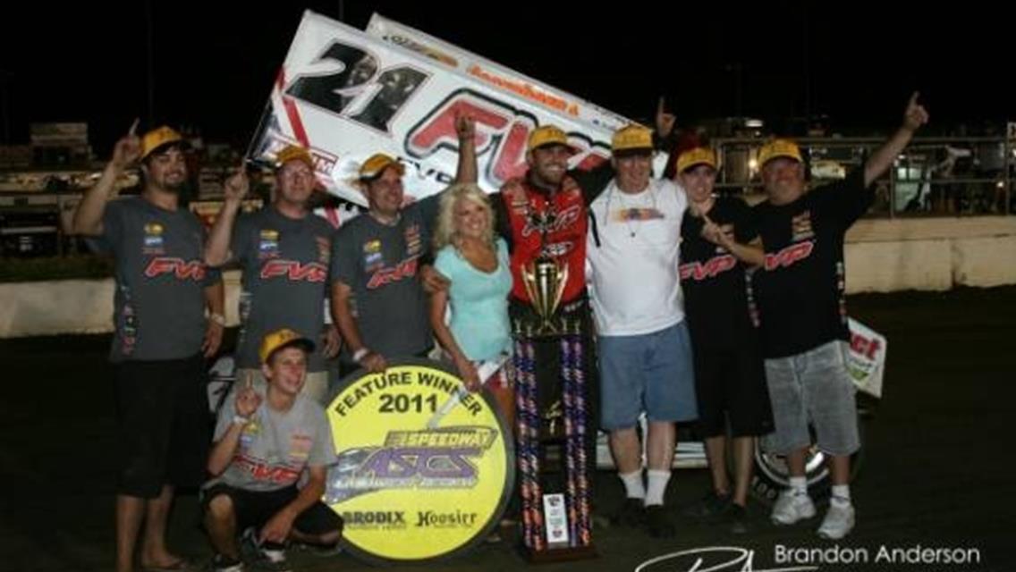 Brian in Victory Lane at I-80 (Brandon Anderson Photography)