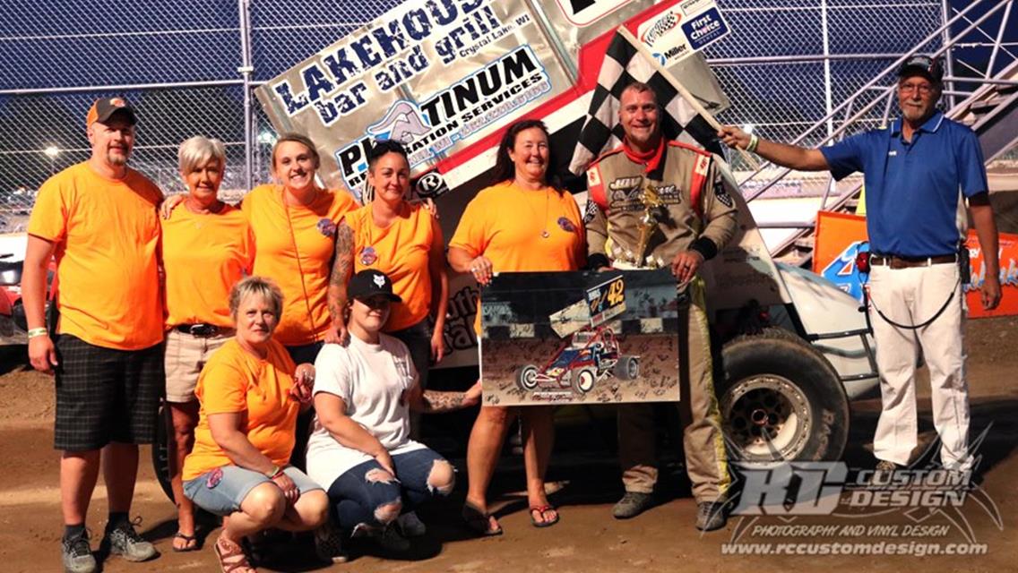 Walter, Torque Racing storm to Remembering Randy Tracy PDTR A-main victory, goes top-five at Outagamie