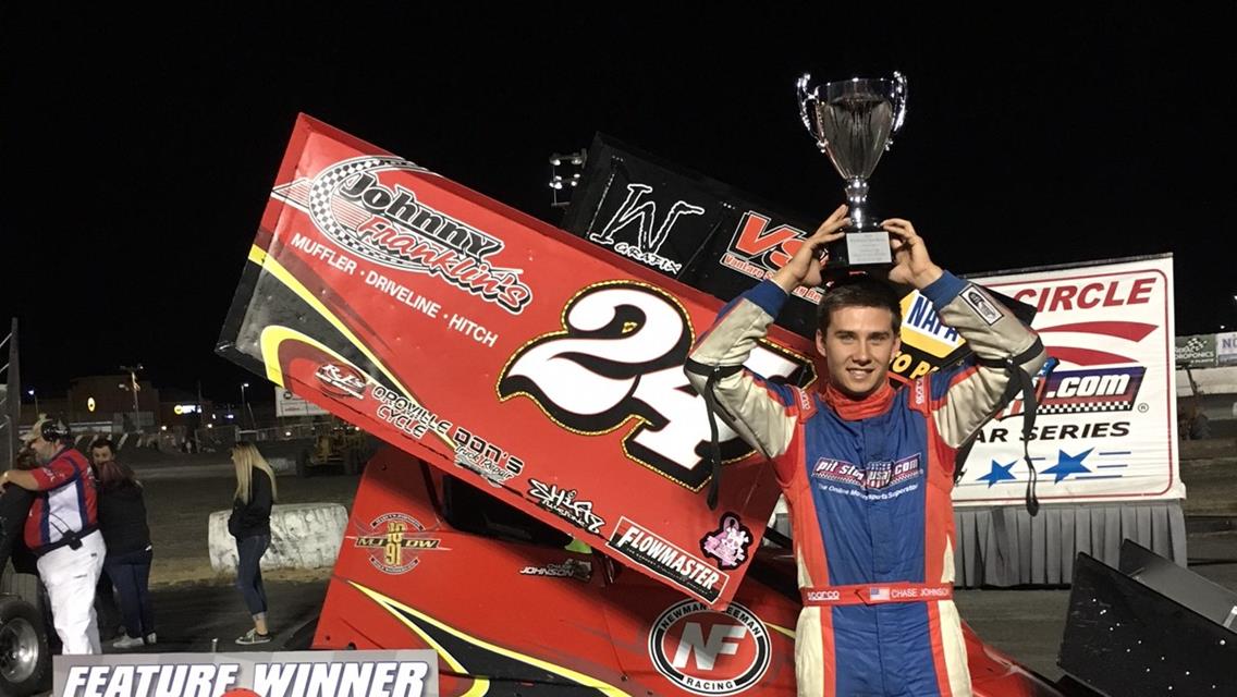 Johnson Dominates Adobe Cup for Monumental Victory at Petaluma Speedway