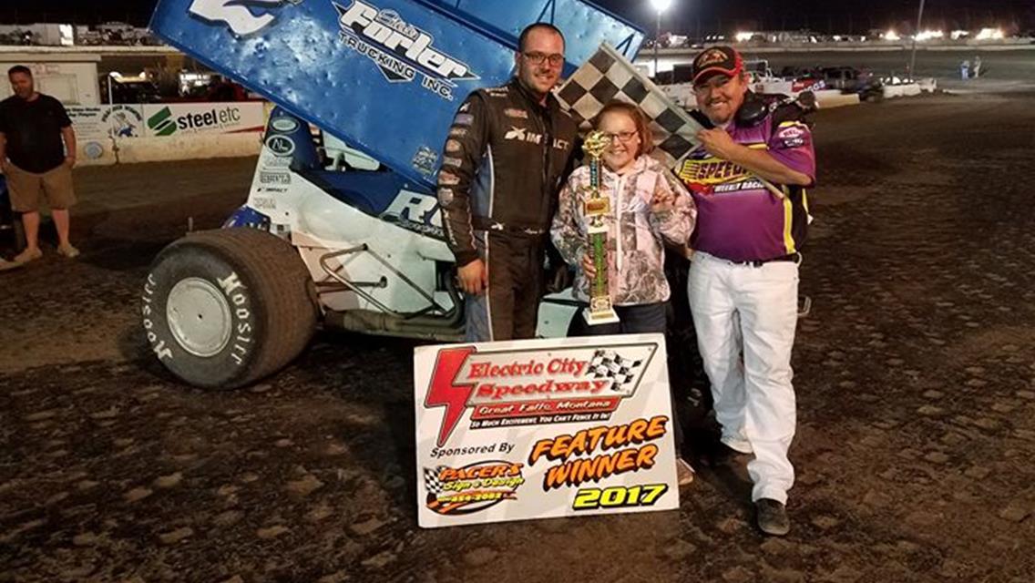 Logan Forler Wraps Up The Montana Round-up At Electric City Speedway