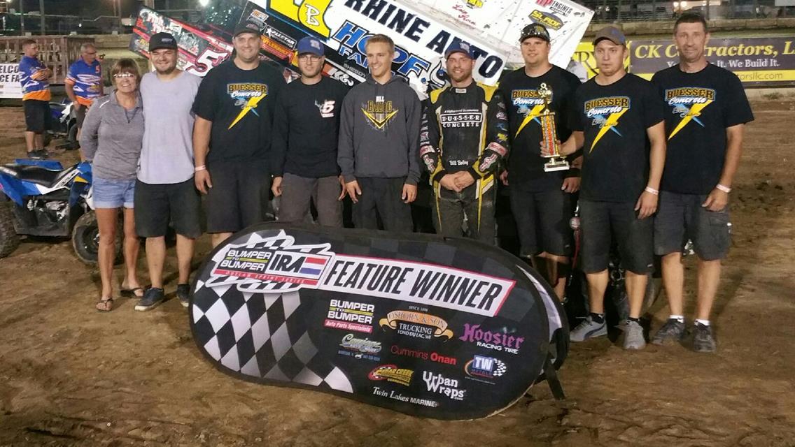 BALOG OPENS KENOSHA COUNTY FAIR WEEKEND WITH VICTORY IN BUMPER TO BUMPER IRA OUTLAW SPRINT SERIES ACTION!
