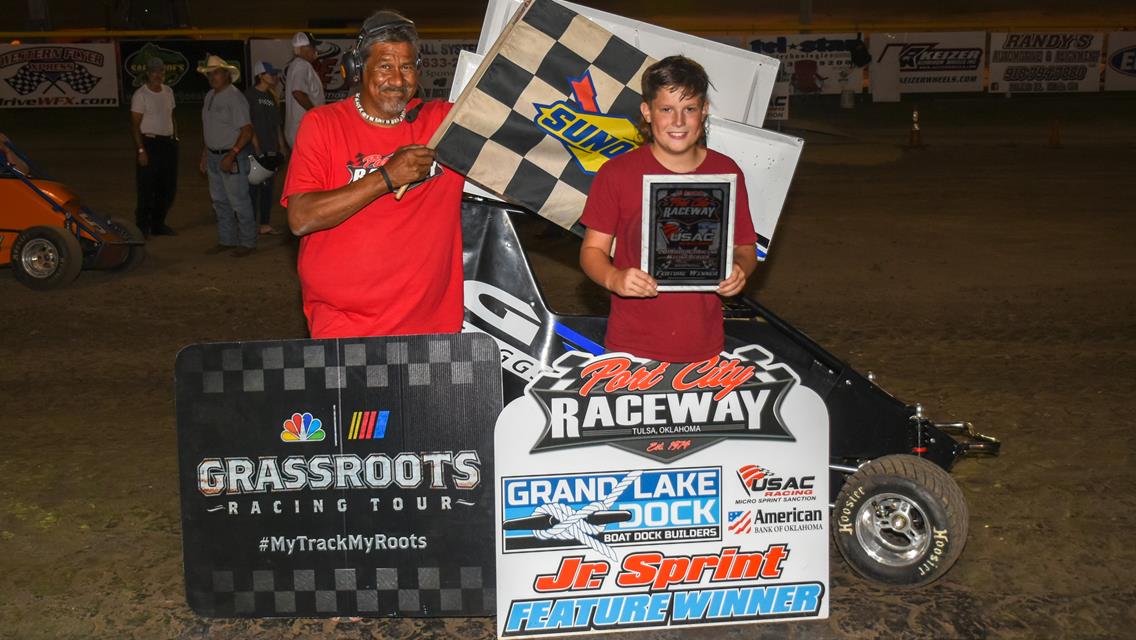 Jones Doubles Up, Laney, McIntosh, Young, Griggs and Morris Masters USAC Weekly Racing at Port City Raceway
