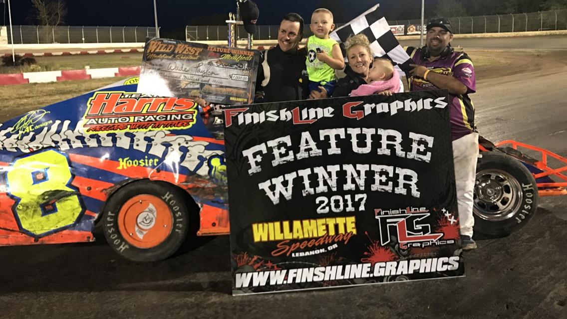 Wade Taylor Leads Entire Second Night At Willamette; Sixth Different Winner Of 2017 Wild West Modified Shootout