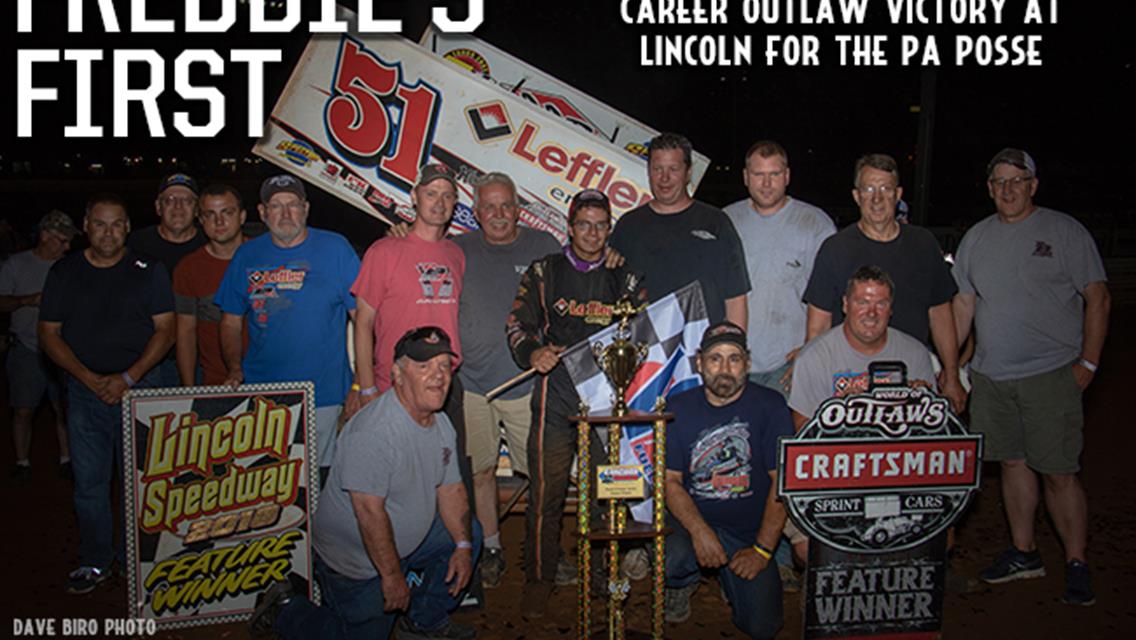 Freddie Rahmer Sends Lincoln Speedway into Pandemonium with First Career Outlaw Win