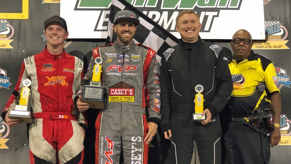 Brown, Daniel, Bridger share Knoxville victory lane