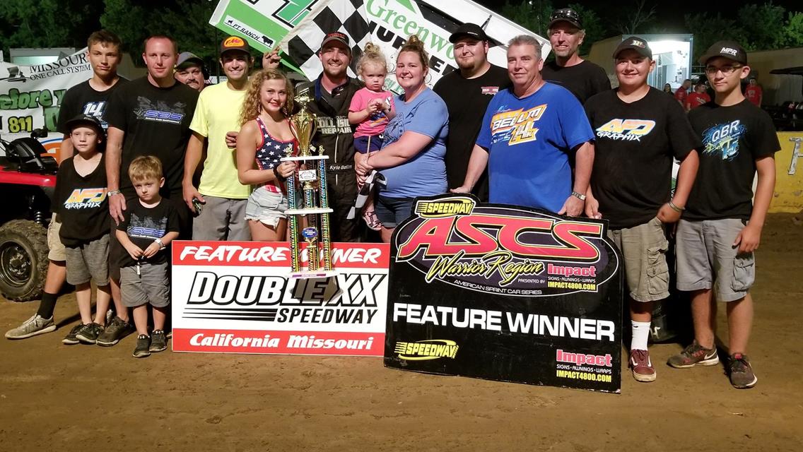 Kyle Bellm Prevails At Double X Speedway With ASCS Warrior Region