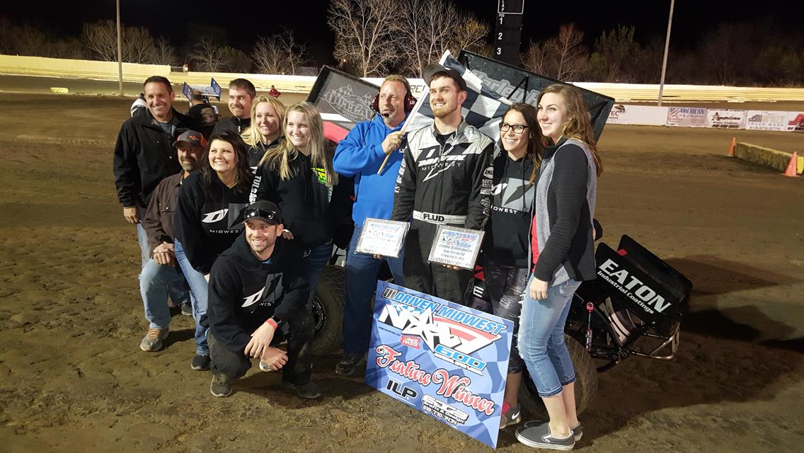 Flud and Laplante Secure Driven Midwest USAC NOW600 National Wins on Night 1 of Creek County Clash