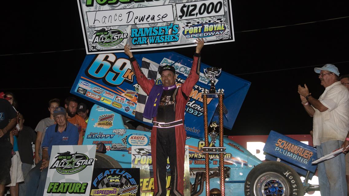 Lance Dewease earns record fifth Tuscarora 50 win at Port Royal Speedway in dominating fashion