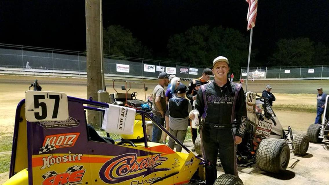 Cole Bodine Continuing to Earn Opportunity with Clauson-Marshall Racing, Moves from Working to Wheeling as he Makes Team Debut with POWRi Midgets at B