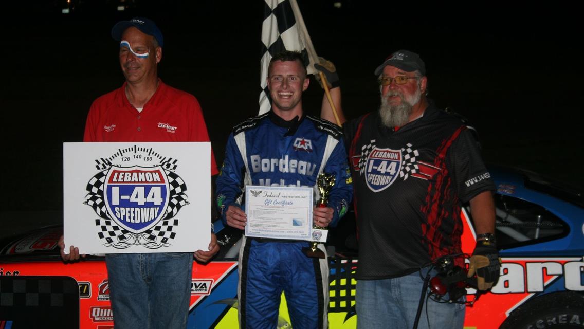 Sparks Flew in a Dramatic  Salute to 75 at Lebanon I-44 Speedway