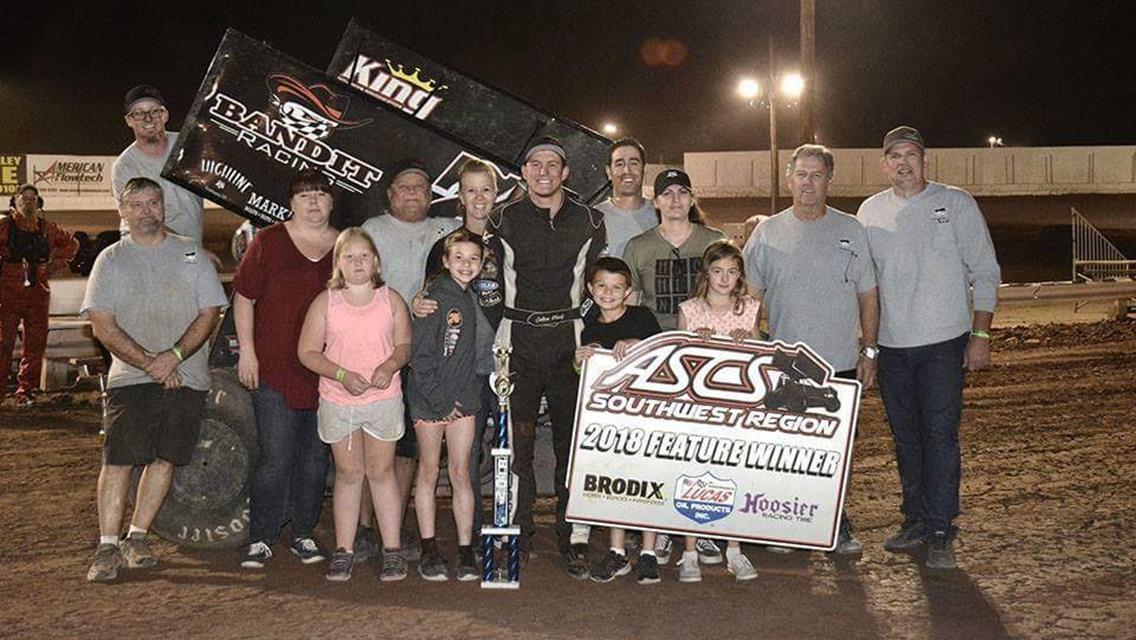 Colton Hardy Hustles to Third ASCS Southwest Victory of 2018
