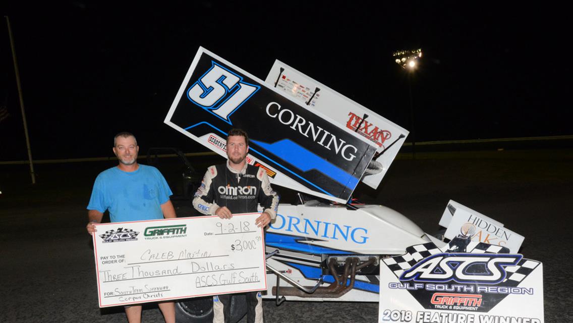 Caleb Martin Sweeps ASCS Gulf South At South Texas Speedway