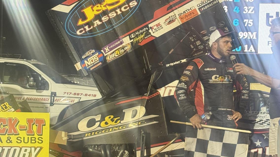 MACRI WINS MIDWEEK 410 SPRINT CAR SHOW