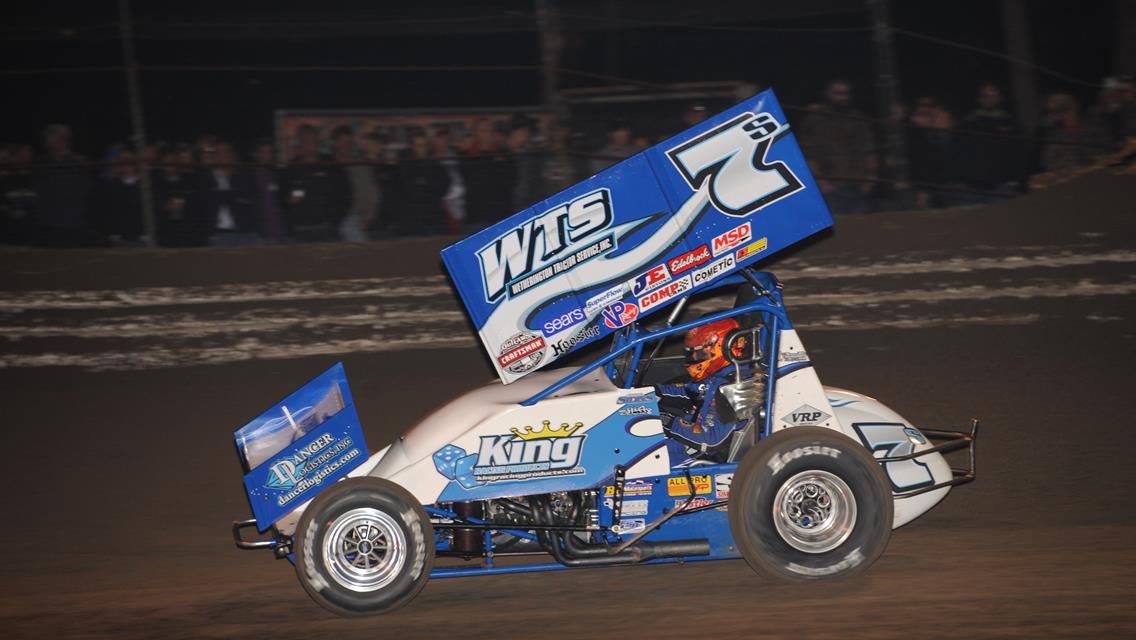 Sides Nearly Scores First World of Outlaws Win of Season, Extends Top-10 Streak to Nine Straight