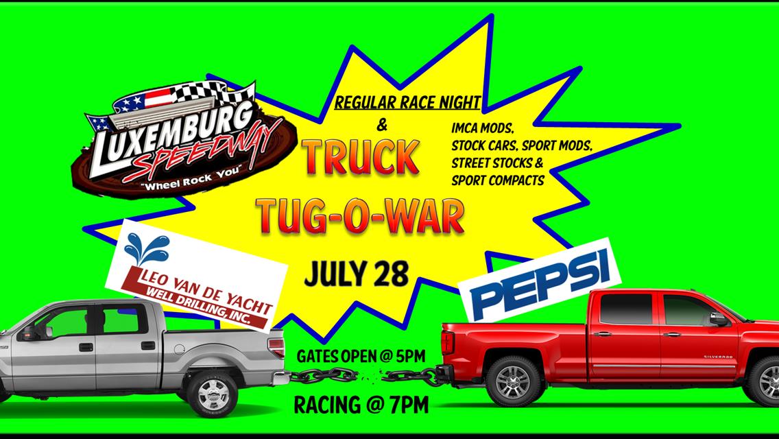 Truck Tug of War at the Burg, July 28th