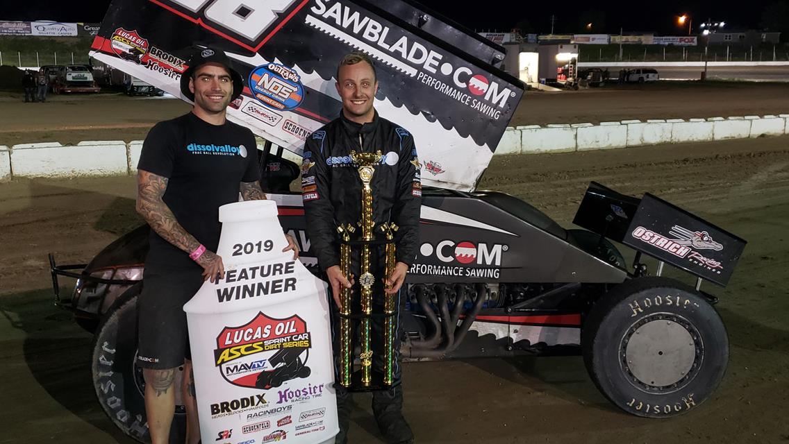 Bogucki Victorious At Black Hills Speedway With The Lucas Oil American Sprint Car Series