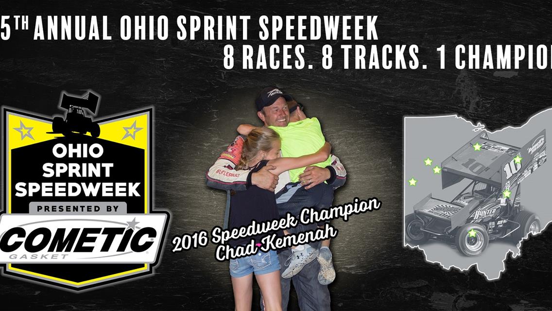 35th Annual Ohio Sprint Speedweek presented by Cometic Gasket will blast-off June 16 at Attica Raceway Park