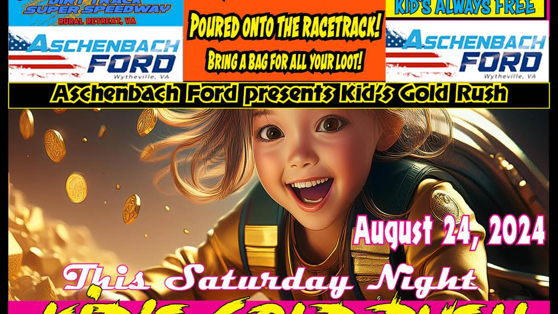 This Saturday Night - Kids Gold Rush, Bouncy house, Chuckles the Clown &amp; Racing