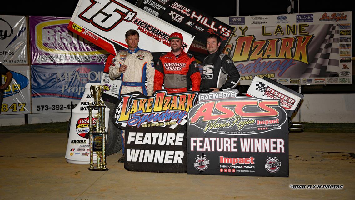 Hafertepe takes Lucas Oil ASCS weekend opener at Lake Ozark Speedway