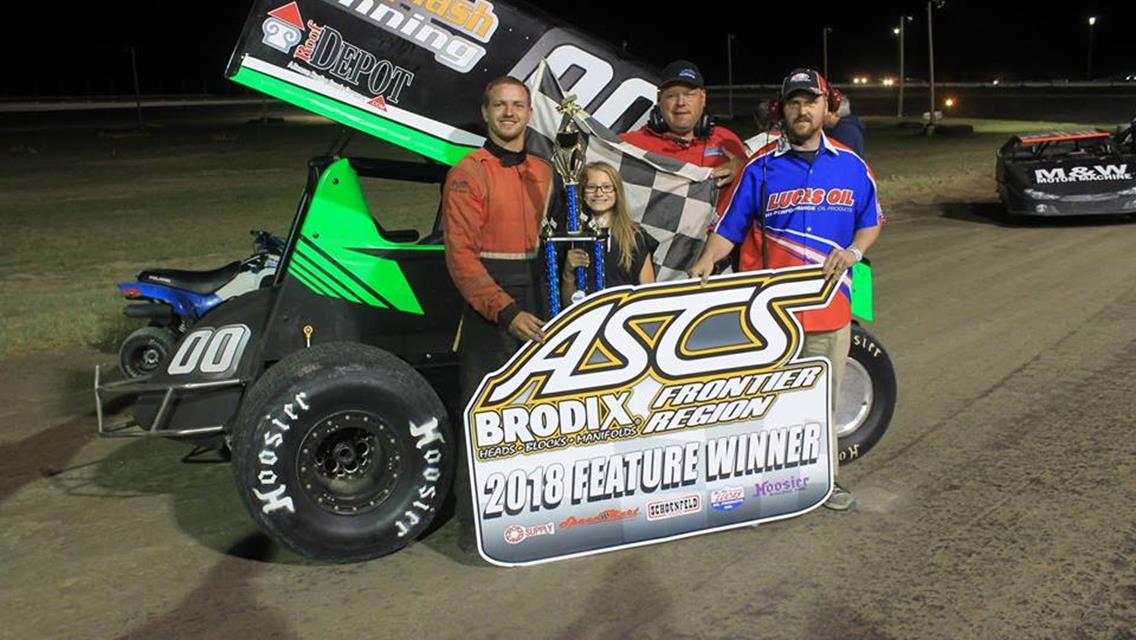 Hickle Doubles Up With ASCS Frontier At Big Sky Speedway
