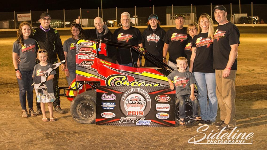 Holt, Rose, Gamester, Coons and Partridge Repeat and Ross Runs to Victory at Circus City Speedway