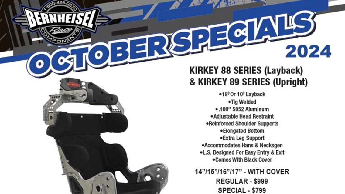 Bernheisel Race Components October Specials