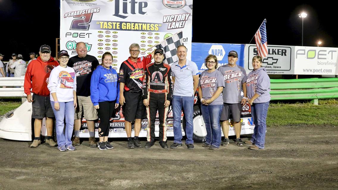 Berck headlines Ray Houck Memorial at Adams County Speedway