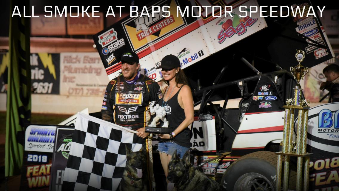 Tony Stewart leads an All Star stompin’ at BAPS Motor Speedway